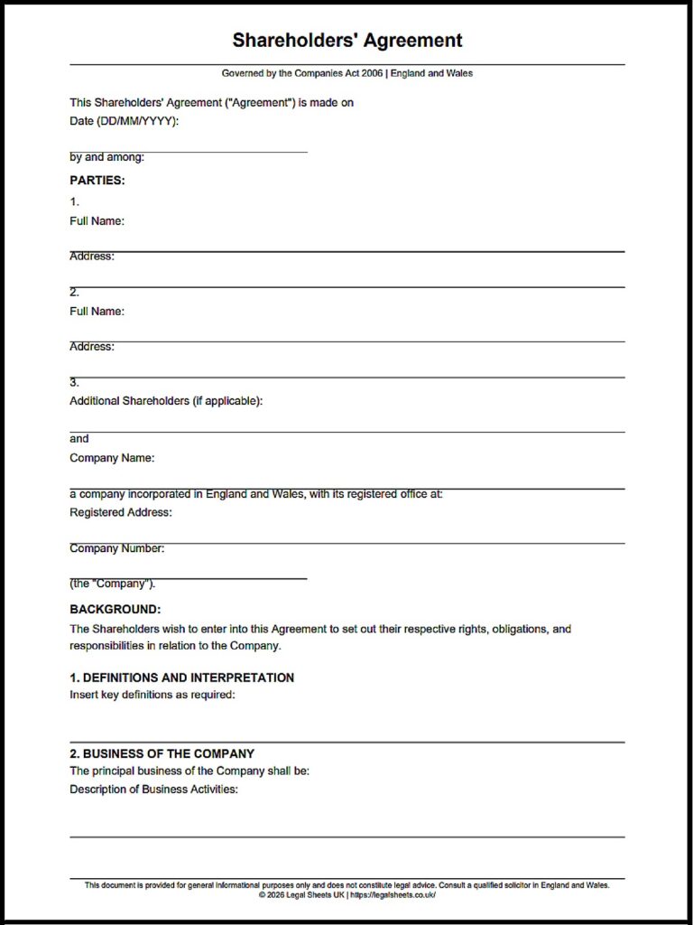 Shareholder Agreement